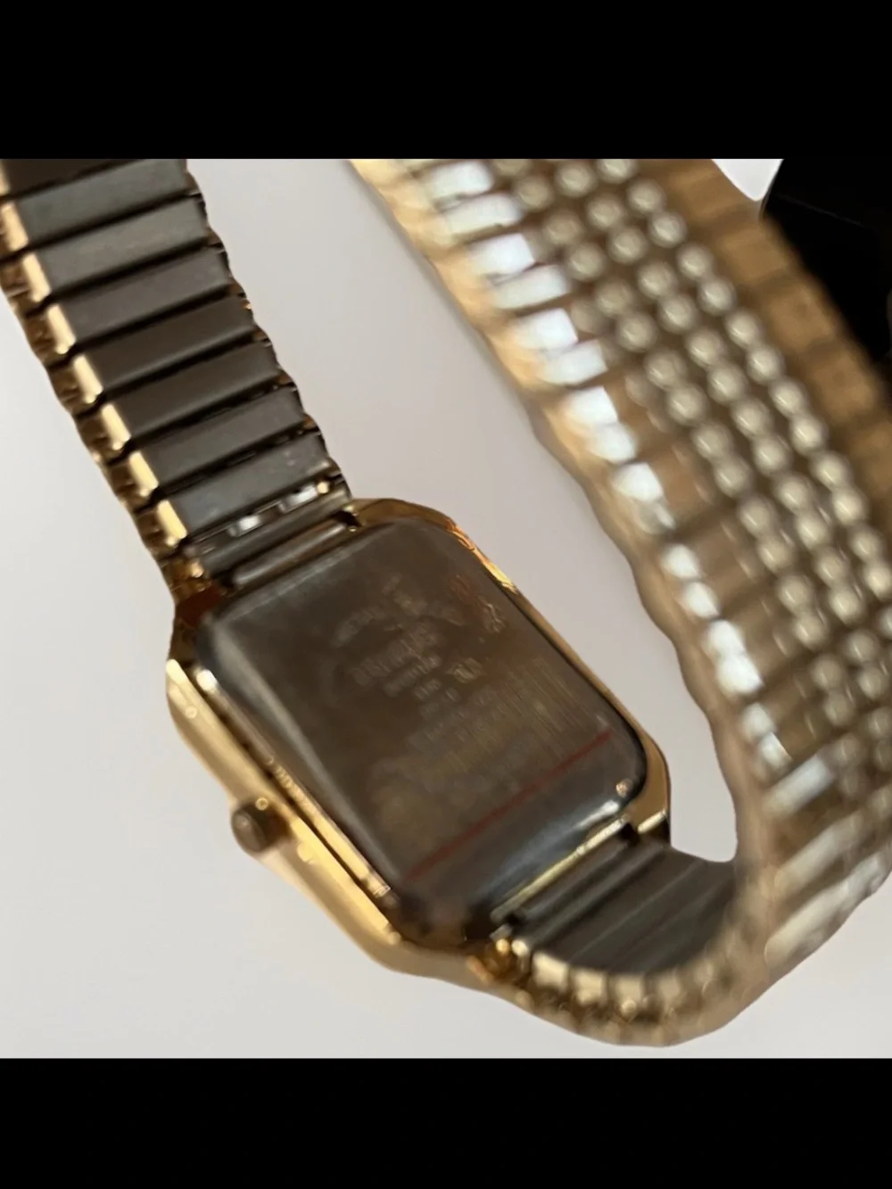 VTG Benrus Men Watch Quartz NOS Case/Papers Gold-tone Dial BN201M NIB Stretch